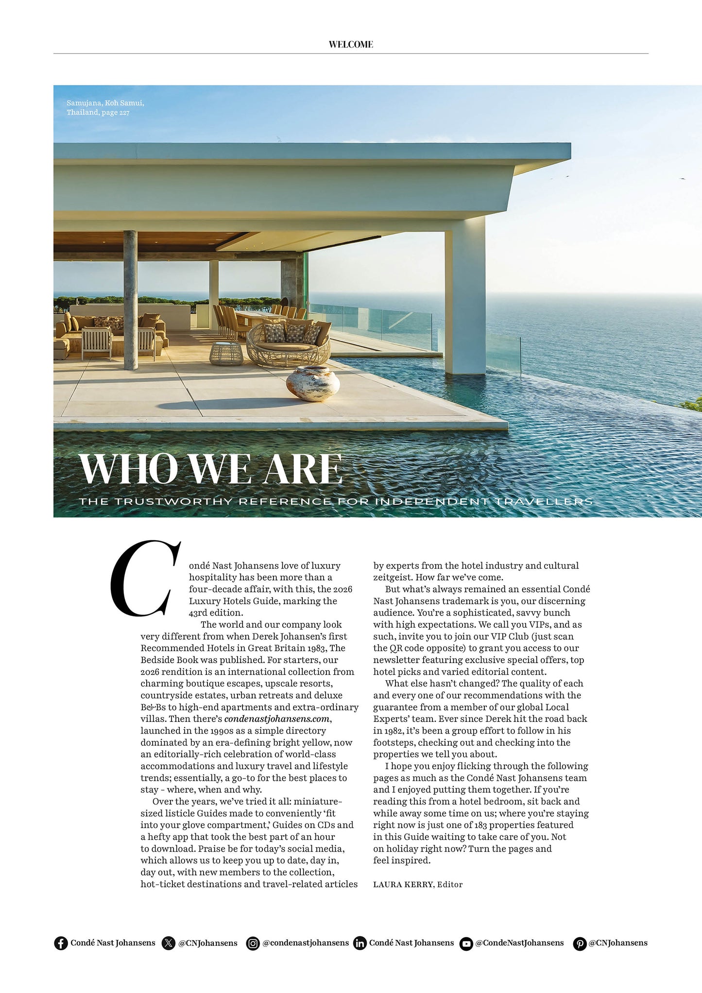 NEW! Condé Nast Johansens: Luxury Hotels Guide 2026